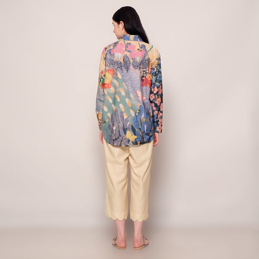 Butterflies & Bees Oversized Shirt