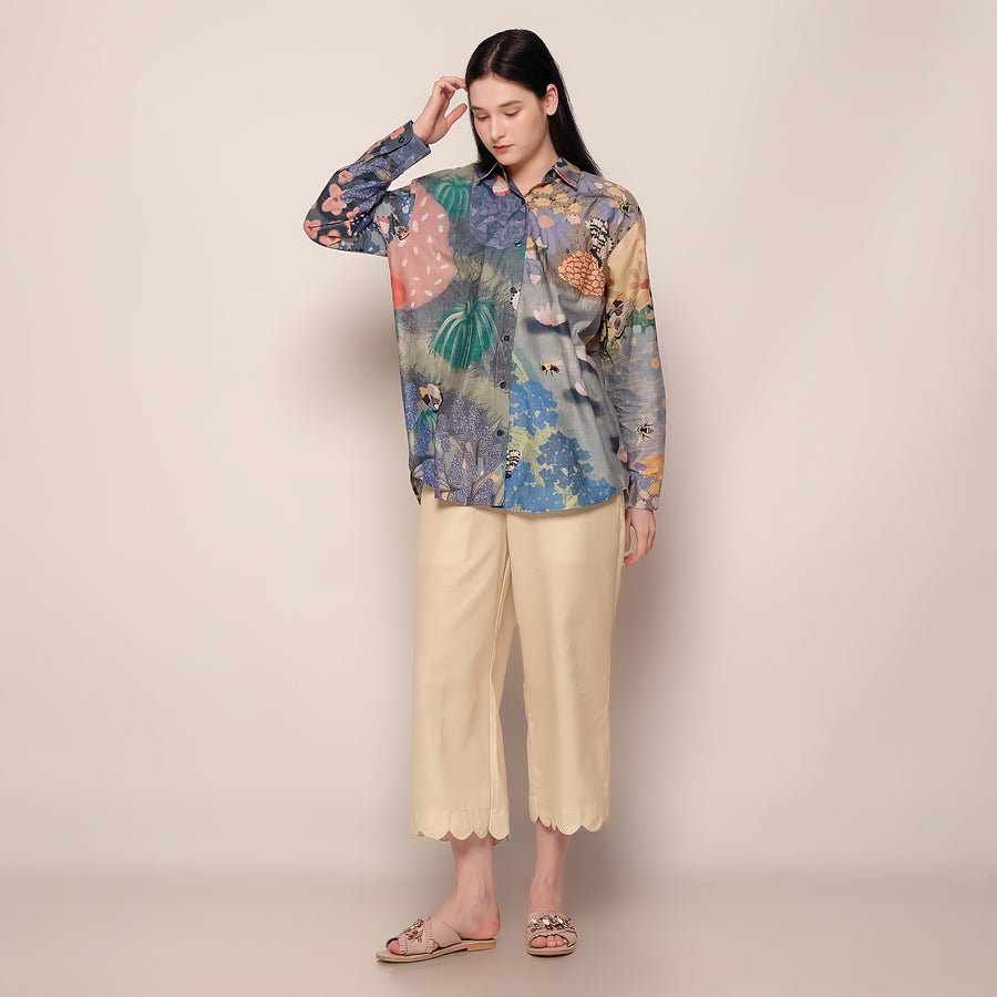 Butterflies & Bees Oversized Shirt