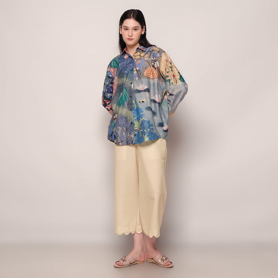 Butterflies & Bees Oversized Shirt