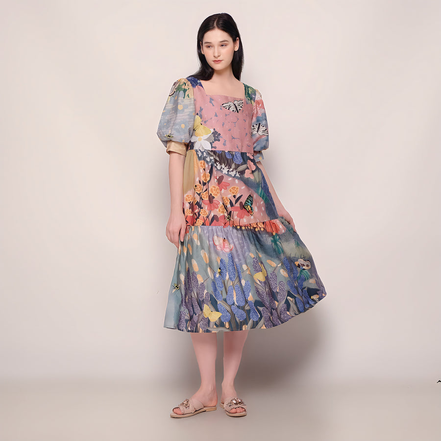 Butterflies & Bees Puffy Dress