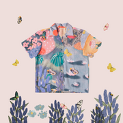 Butterflies & Bees Scallop Everyday Shirt