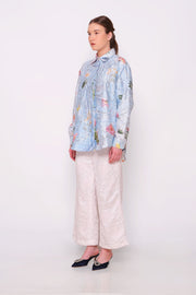 Blue Sentimental Classic Long Sleeve Shirt