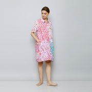 Dancing Dandelion Shirt Dress