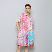 Dancing Dandelion Shirt Dress