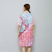 Dancing Dandelion Shirt Dress