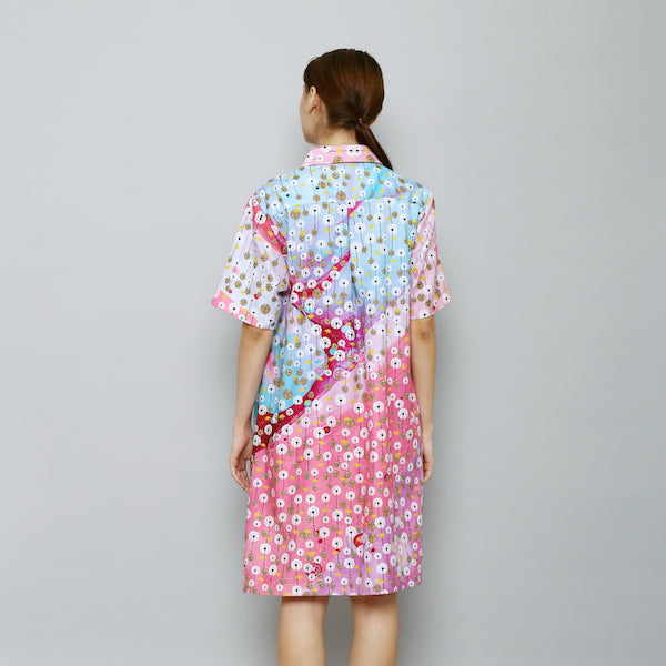Dancing Dandelion Shirt Dress