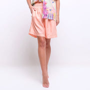 Peach Casual Shorts