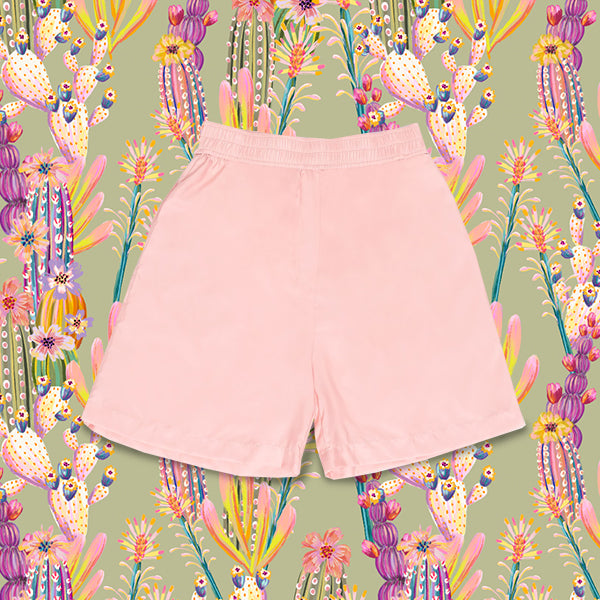 Peach Casual Shorts