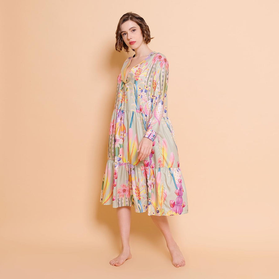 Cactus Lust Summer Dress