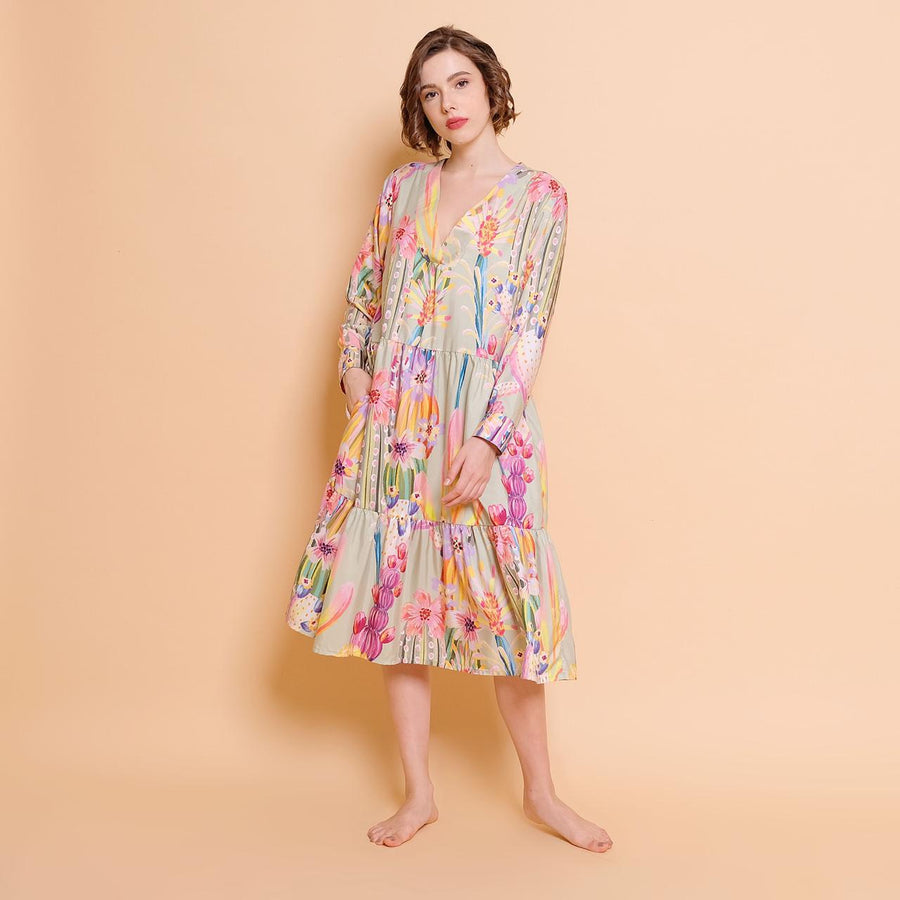 Cactus Lust Summer Dress