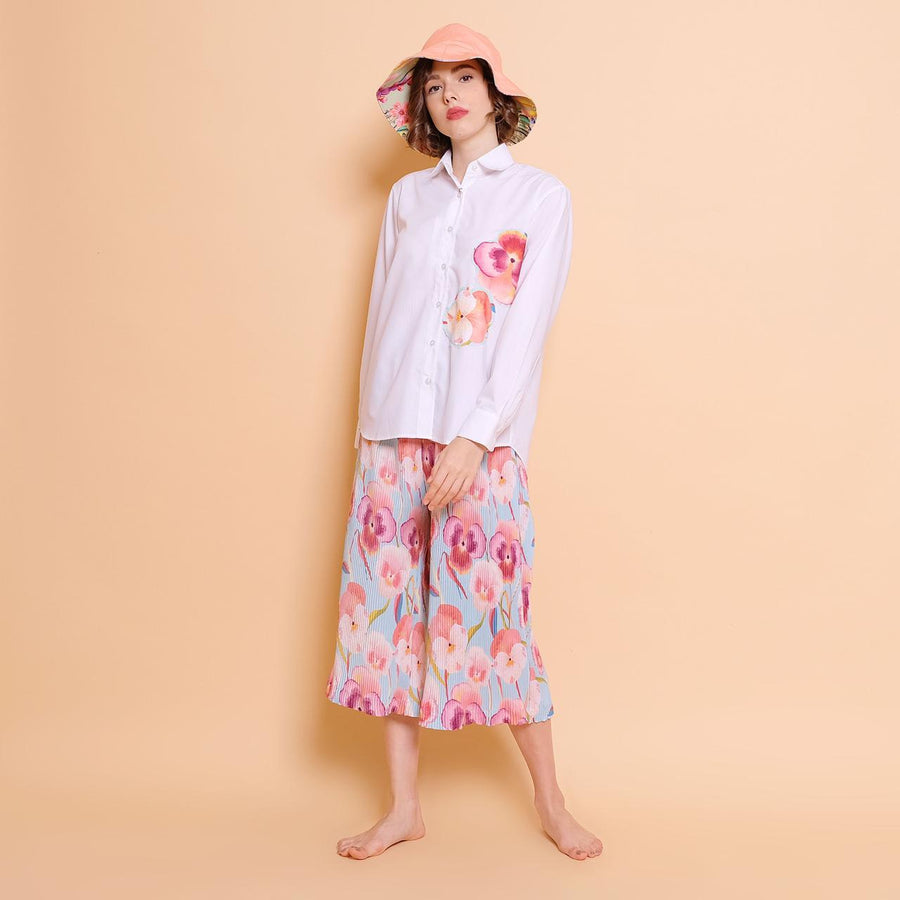 Fancy Pansy Long Sleeve Shirt