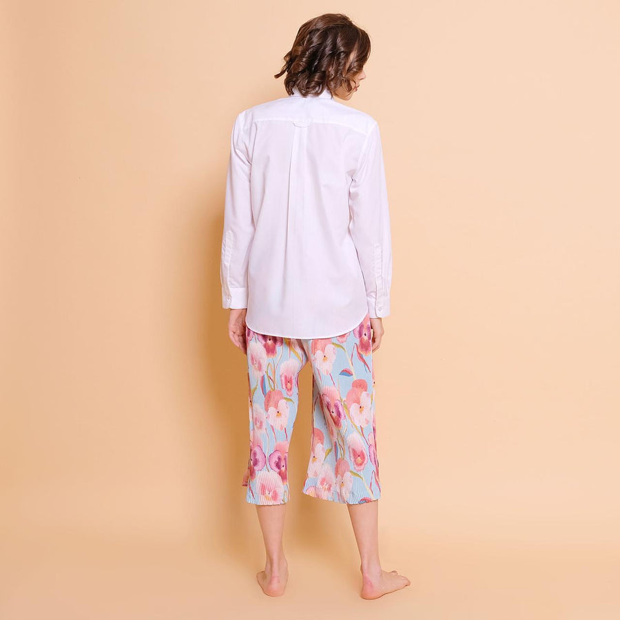 Fancy Pansy Long Sleeve Shirt