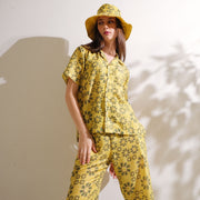 Yellow Crochet Everyday Shirt - KALA x MULYANA