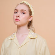 Yellow Embellished Everyday Shirt - KALA x PVRA