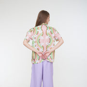 Aloha Sweetheart Puffy Scallop Shirt