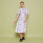 Fleurine Sateen Dress