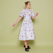 Fleurine Sateen Dress