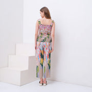 Chrysanthemum Garden Smock Tank Top