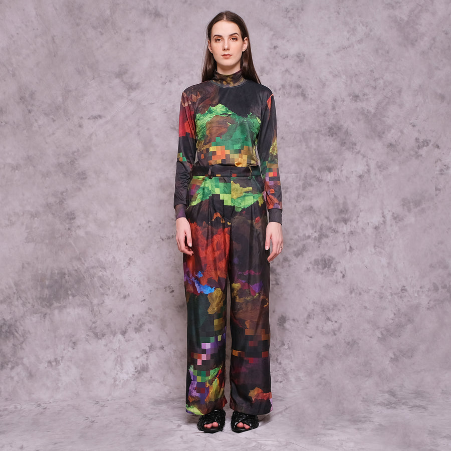 Deep Passage Palazzo Pants - KALA x ISHA HENING