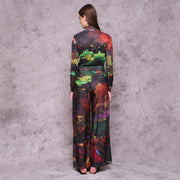 Deep Passage Palazzo Pants - KALA x ISHA HENING