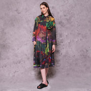 Deep Passage Long Sleeve Dress - KALA x ISHA HENING