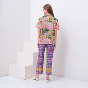 Chrysanthemum Garden Scallop Everyday Shirt