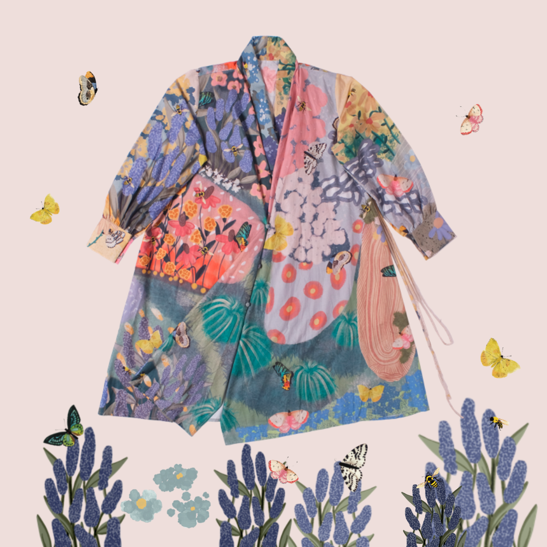 Butterflies & Bees Outer Dress - PREORDER
