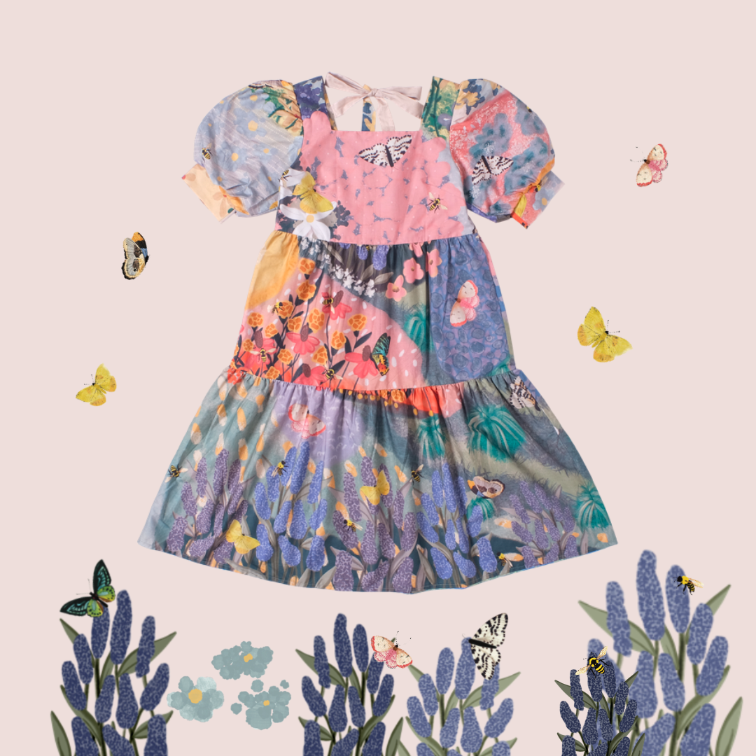 Butterflies & Bees Puffy Dress