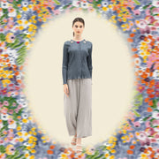 Bloom and Beads Grey Cardigan