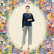 Bloom and Beads Navy Cardigan