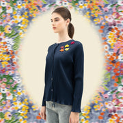 Bloom and Beads Navy Cardigan