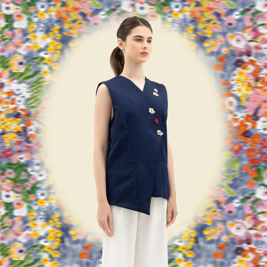 Bloom and Beads Vest