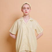 Yellow Embellished Everyday Shirt - KALA x PVRA