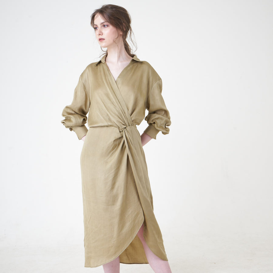 Ola Olive Dress