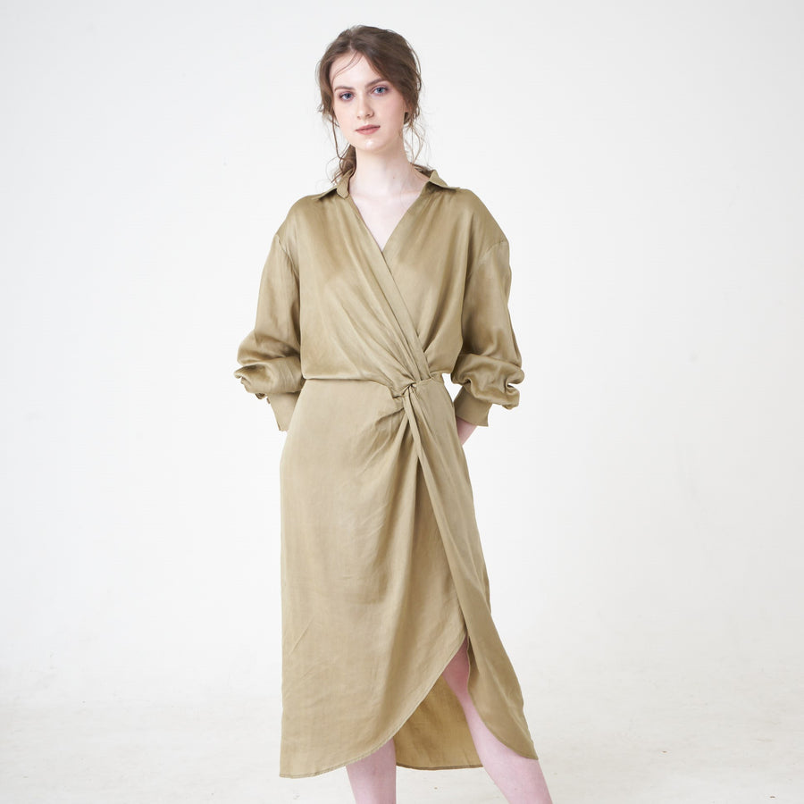 Ola Olive Dress